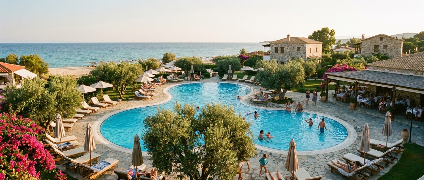 Ιστοσελίδα ξενοδοχείου Halkidiki Family Resort — οικογενειακό resort στη Χαλκιδική